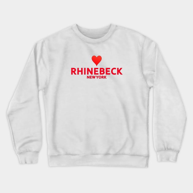 Rhinebeck New York Crewneck Sweatshirt by SeattleDesignCompany